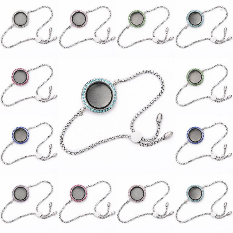 Link Bracelets 5Pcs/Lot 30mm Round Memory Relicario Locket Pendant Bracelet With Adjustable Chain Jewelry Accessories
Link Bracelets 5Pcs/Lot 30mm Round Memory Relicario Locket Pendant Bracelet With Adjustable Chain Jewelry Accessories