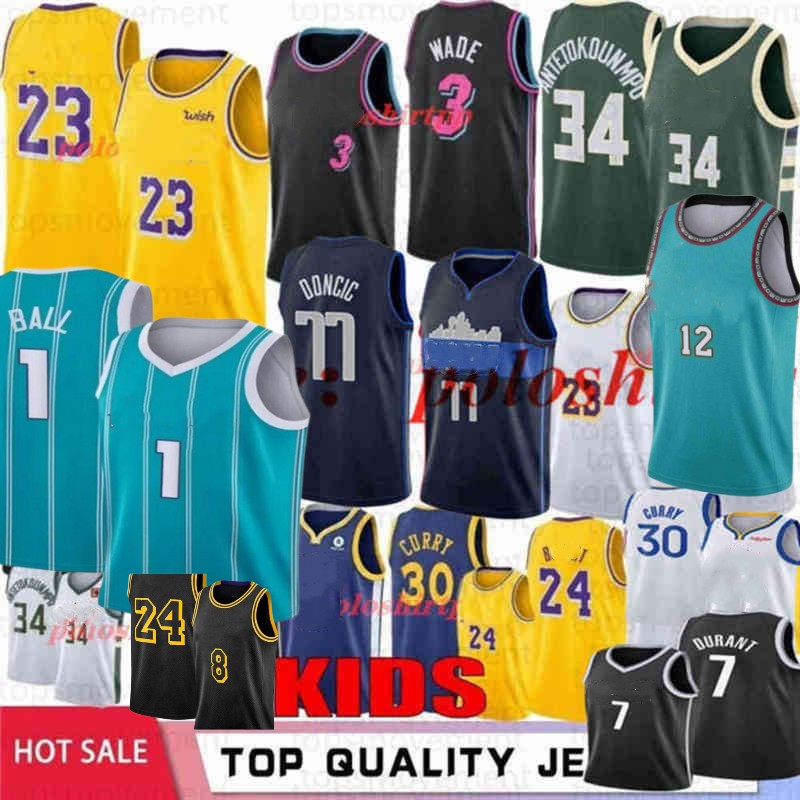 Mens Youth Kids Kevin Durant 7 Basketball Jerseys Giannis Antetokounmpo 34 Black Stephen Curry 30 Doncic Dwayne Wade 3 Ja Morant LaMelo Ball, As photo
Mens Youth Kids Kevin Durant 7 Basketball Jerseys Giannis Antetokounmpo 34 Black Stephen Curry 30 Doncic Dwayne Wade 3 Ja Morant LaMelo Ball, As photo