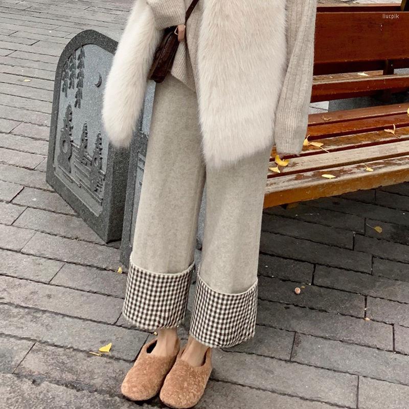 Women' Pants Women Clothing 2022 Autumn Winter Thickened Woollen Wide Leg Trousers Loose High Waisted Casual Straight
Women' Pants Women Clothing 2022 Autumn Winter Thickened Woollen Wide Leg Trousers Loose High Waisted Casual Straight