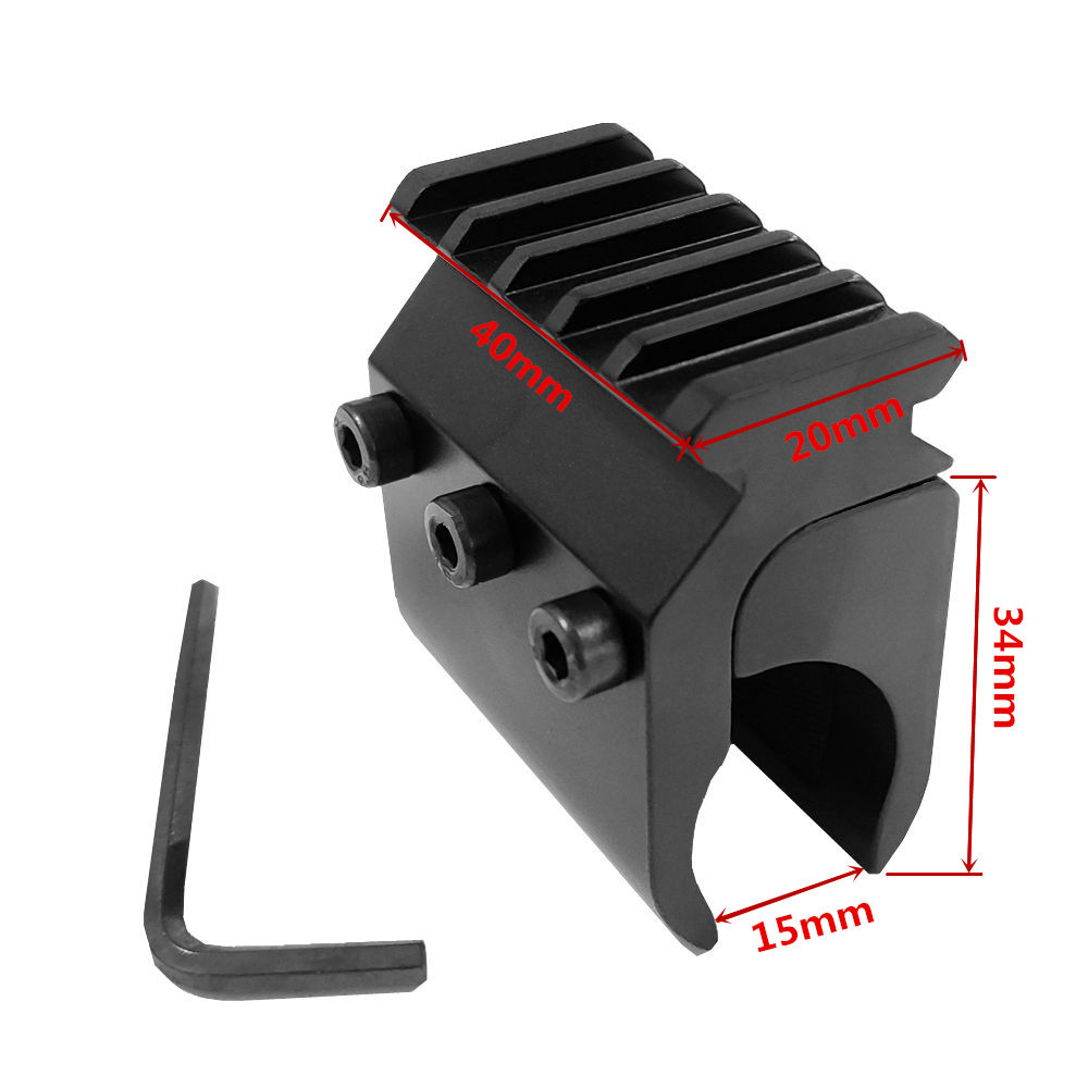 FIRECLUB 20mm Picatinny Weaver Rail Mount Base Adapter Tactical Hunting Rifle Gun Scope Mount Converter Laser Sight, Black 
FIRECLUB 20mm Picatinny Weaver Rail Mount Base Adapter Tactical Hunting Rifle Gun Scope Mount Converter Laser Sight, Black