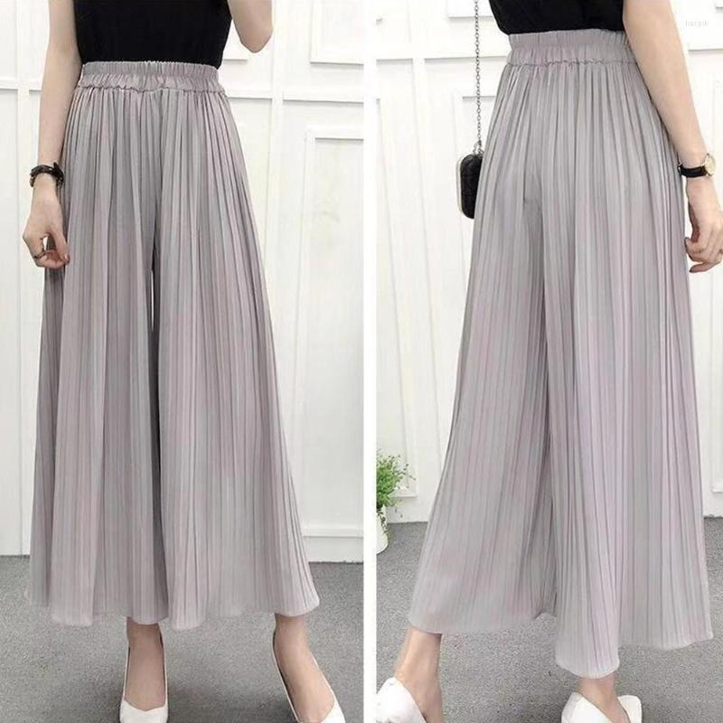 Women's Pants Summer Wide Leg Women Casual Loose Chiffon Pleated Russian Fashion Streetwear For Girls, Black
Women's Pants Summer Wide Leg Women Casual Loose Chiffon Pleated Russian Fashion Streetwear For Girls, Black
