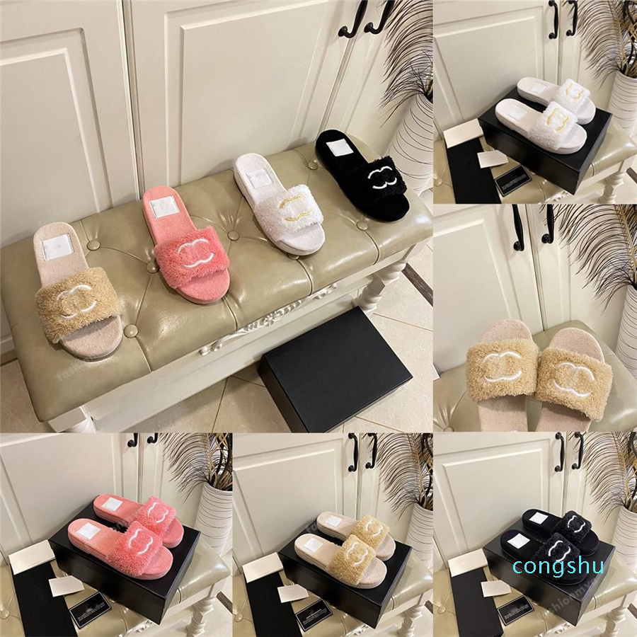 Designer Slipper Women Wool Slippers Fur Ladies Classic Calfskin Sandal Fashion Luxury Sandal Winter Fall Plush Casual Shoes With Box
Designer Slipper Women Wool Slippers Fur Ladies Classic Calfskin Sandal Fashion Luxury Sandal Winter Fall Plush Casual Shoes With Box