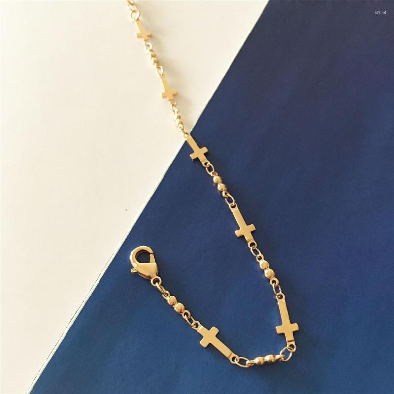 Link Bracelets Super Lovely Gold Color Cross Strand Delicate Bracelet Anklet For Women Girl Casual Dainty Arm Decoration Thanksgiving
Link Bracelets Super Lovely Gold Color Cross Strand Delicate Bracelet Anklet For Women Girl Casual Dainty Arm Decoration Thanksgiving
