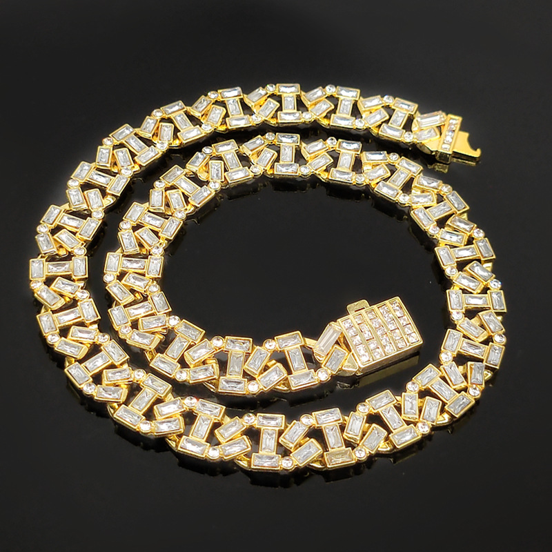13mm wide prismatic full diamond hip hop Cuban necklace designers pendants necklaces gold silver pearl link chain gold pendant dainty custom jewelry designer gift
13mm wide prismatic full diamond hip hop Cuban necklace designers pendants necklaces gold silver pearl link chain gold pendant dainty custom jewelry designer gift