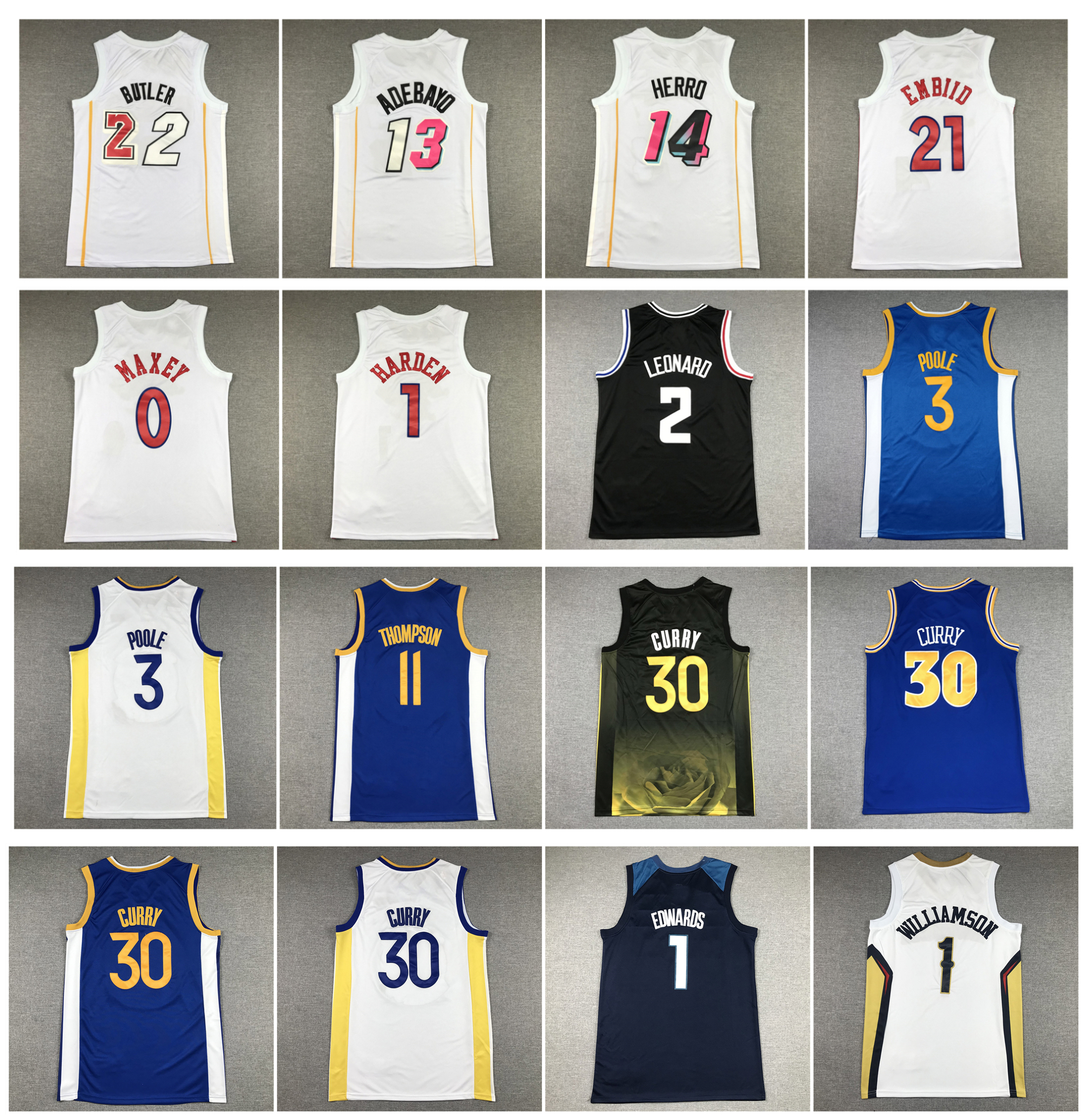 2023 Season City Stephen Curry Poole Warriores Basketball Jersey 76er James Harden Tyrese Maxey Joel Embiid Heats Jimmy Butler Herro Edwards Zion 1 Williamson, As pic
2023 Season City Stephen Curry Poole Warriores Basketball Jersey 76er James Harden Tyrese Maxey Joel Embiid Heats Jimmy Butler Herro Edwards Zion 1 Williamson, As pic