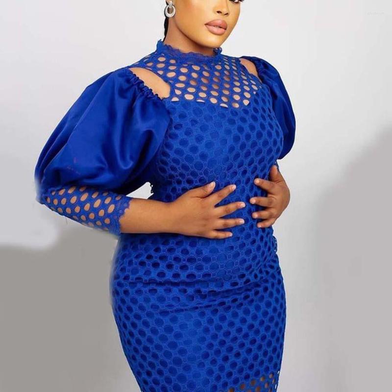 Casual Dresses Women Fashion Dress Autumn Fall Blue Hollow Out Lantern Sleeve Bodycon High Waisted Ankle Length Luxury Wedding Birthday, Blue dress
Casual Dresses Women Fashion Dress Autumn Fall Blue Hollow Out Lantern Sleeve Bodycon High Waisted Ankle Length Luxury Wedding Birthday, Blue dress