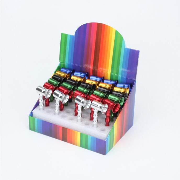 Rainbow Cigarette Tobacco Pipes Metal Magne Zinc Alloy Hand Spoon Magnetic diameter Smoking Pipe 8 Colors FY3657 1124
Rainbow Cigarette Tobacco Pipes Metal Magne Zinc Alloy Hand Spoon Magnetic diameter Smoking Pipe 8 Colors FY3657 1124