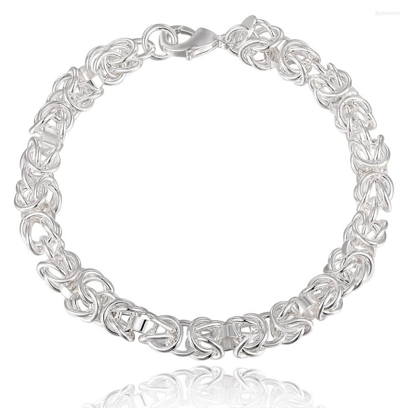 Link Bracelets European And American Fashion Personality Jewelry Silver Exquisite Faucet Shrimp Buckle Bracelet 2022
Link Bracelets European And American Fashion Personality Jewelry Silver Exquisite Faucet Shrimp Buckle Bracelet 2022