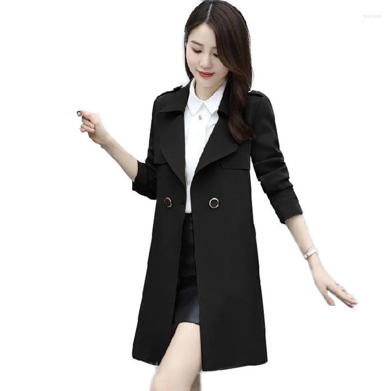 Women's Trench Coats 2022 Spring And Autumn Women's Coat Mid-Length Top Code 4XL Lapel Jacket Temperament Lining Clothing A6, Black
Women's Trench Coats 2022 Spring And Autumn Women's Coat Mid-Length Top Code 4XL Lapel Jacket Temperament Lining Clothing A6, Black