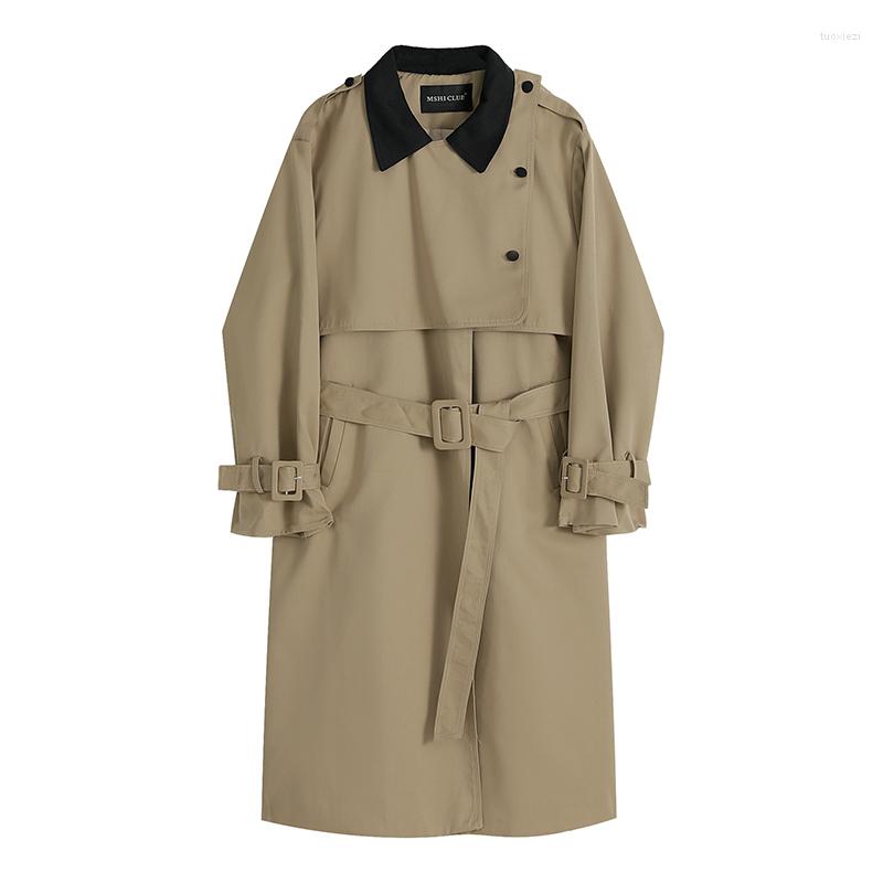 Women's Trench Coats SuperAen 2022 Windbreaker Women's Long Coat Korean Turn Down Collar Design Autumn Khaki
Women's Trench Coats SuperAen 2022 Windbreaker Women's Long Coat Korean Turn Down Collar Design Autumn Khaki