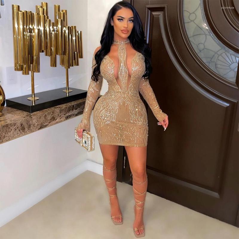 Casual Dresses 2022 Arrivals Party Wear Mini Net Yarn Hollow Out Drilling Elegant Sexy Long Sleeve Evening, Black
Casual Dresses 2022 Arrivals Party Wear Mini Net Yarn Hollow Out Drilling Elegant Sexy Long Sleeve Evening, Black