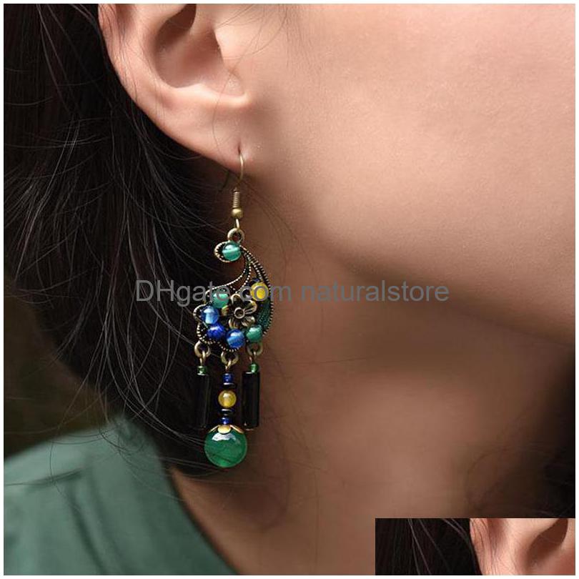 Charm Diy Handmade Earrings Vintage Knitting Fashion Jewelry Chinese Ethnic Gifts For Ladies Blue Alloy Green Drop Delivery Dh26A
Charm Diy Handmade Earrings Vintage Knitting Fashion Jewelry Chinese Ethnic Gifts For Ladies Blue Alloy Green Drop Delivery Dh26A