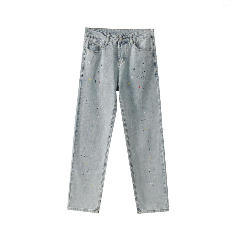 Men' Jeans Autumn Heavy 2023 Hand Water Product Washer Paint Splashing Light Blue Straight Loose Men
Men' Jeans Autumn Heavy 2023 Hand Water Product Washer Paint Splashing Light Blue Straight Loose Men