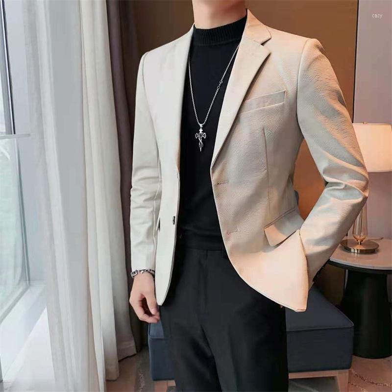 Men's Fur 2022 Men's Solid Slim Suit Jacket High Quality PU Leather Business Casual Prom Blazer Korean S-3XL, Black
Men's Fur 2022 Men's Solid Slim Suit Jacket High Quality PU Leather Business Casual Prom Blazer Korean S-3XL, Black