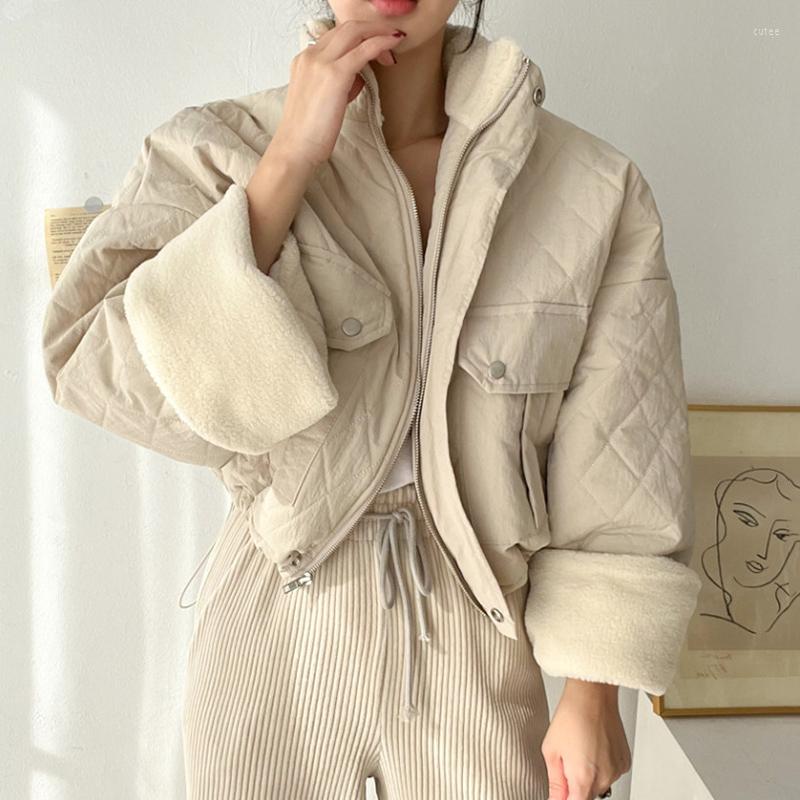 Women's Jackets Autumn Winter Thick Warm Short Jacket Women Korean Style Streetwear Chic Faux Lamb Lining Long Sleeve Vintage Coat Casual, Blue
Women's Jackets Autumn Winter Thick Warm Short Jacket Women Korean Style Streetwear Chic Faux Lamb Lining Long Sleeve Vintage Coat Casual, Blue