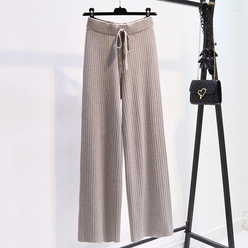 Women's Pants Autumn And Winter Korean Version Fashion Solid Color High Waist Droopy Knitted Trousers Women's Loose Casual Long Wide Leg, Black
Women's Pants Autumn And Winter Korean Version Fashion Solid Color High Waist Droopy Knitted Trousers Women's Loose Casual Long Wide Leg, Black