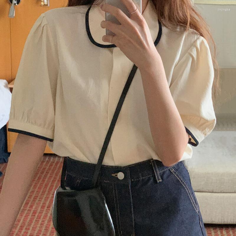 Women's Blouses Korean Fashion Short Sleeve Women Summer Loose Solid Color Harajuku Kawaii Cute Tops Casual Sweet Blusas Mujer 2022, Black
Women's Blouses Korean Fashion Short Sleeve Women Summer Loose Solid Color Harajuku Kawaii Cute Tops Casual Sweet Blusas Mujer 2022, Black