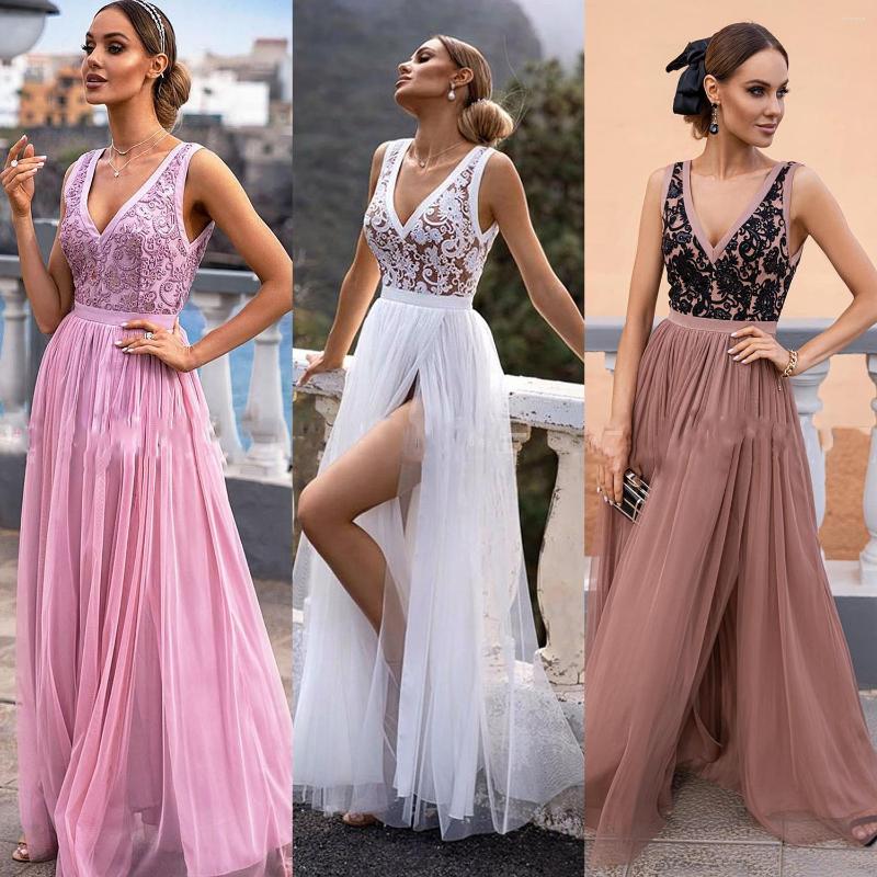 Casual Dresses 2022 Summer Fashion Princess Slit Mesh Lace Women Evening Dress, Purple
Casual Dresses 2022 Summer Fashion Princess Slit Mesh Lace Women Evening Dress, Purple