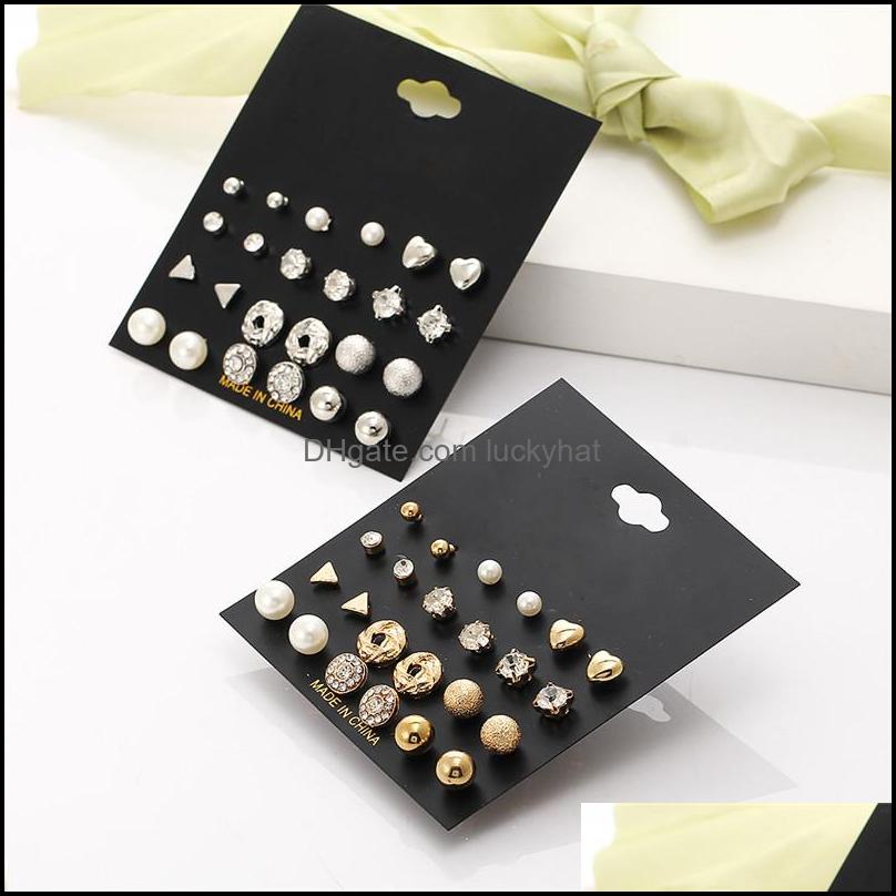 Stud 12 Pairs/Set Explosion Set Suit Punk Crystal Earrings Of Square Zircon Peach Heart Fashion Jewelry Dhs Drop Delivery Ot0Jv 
Stud 12 Pairs/Set Explosion Set Suit Punk Crystal Earrings Of Square Zircon Peach Heart Fashion Jewelry Dhs Drop Delivery Ot0Jv