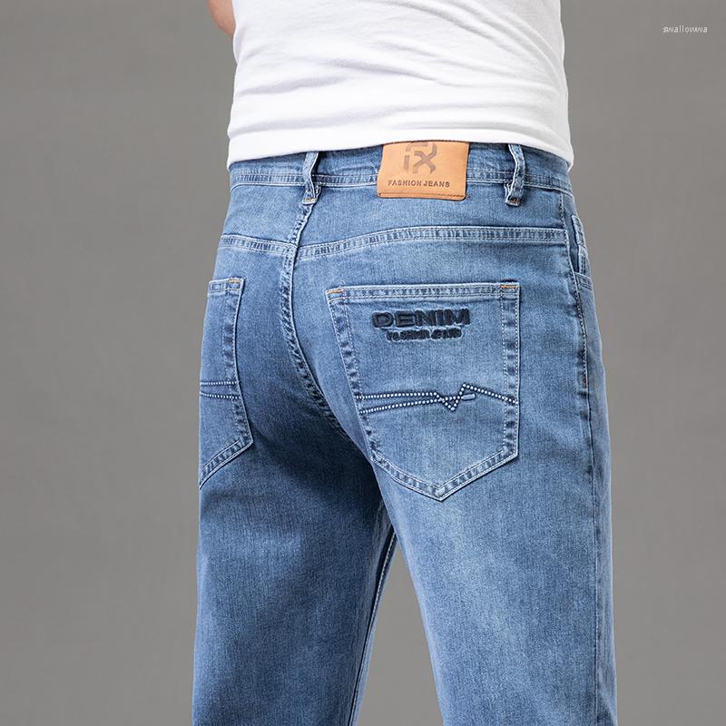 Men's Jeans 2023 Spring Summer Denin Mens Thin White Polished Slim High Quality Casual Fashion Stretch Pants Male Brand Trousers, Light blue
Men's Jeans 2023 Spring Summer Denin Mens Thin White Polished Slim High Quality Casual Fashion Stretch Pants Male Brand Trousers, Light blue