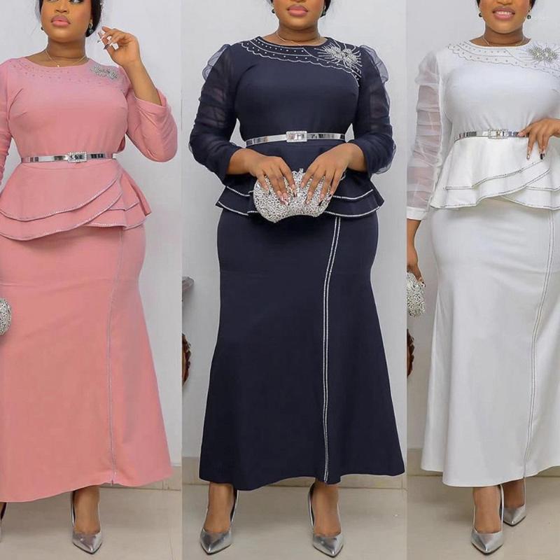 Casual Dresses African Ladies Fashion Elegant For Women Beaded Diamond Solid High Waisted Evening Night Party Dinner Long Dress, Burgundy dress
Casual Dresses African Ladies Fashion Elegant For Women Beaded Diamond Solid High Waisted Evening Night Party Dinner Long Dress, Burgundy dress
