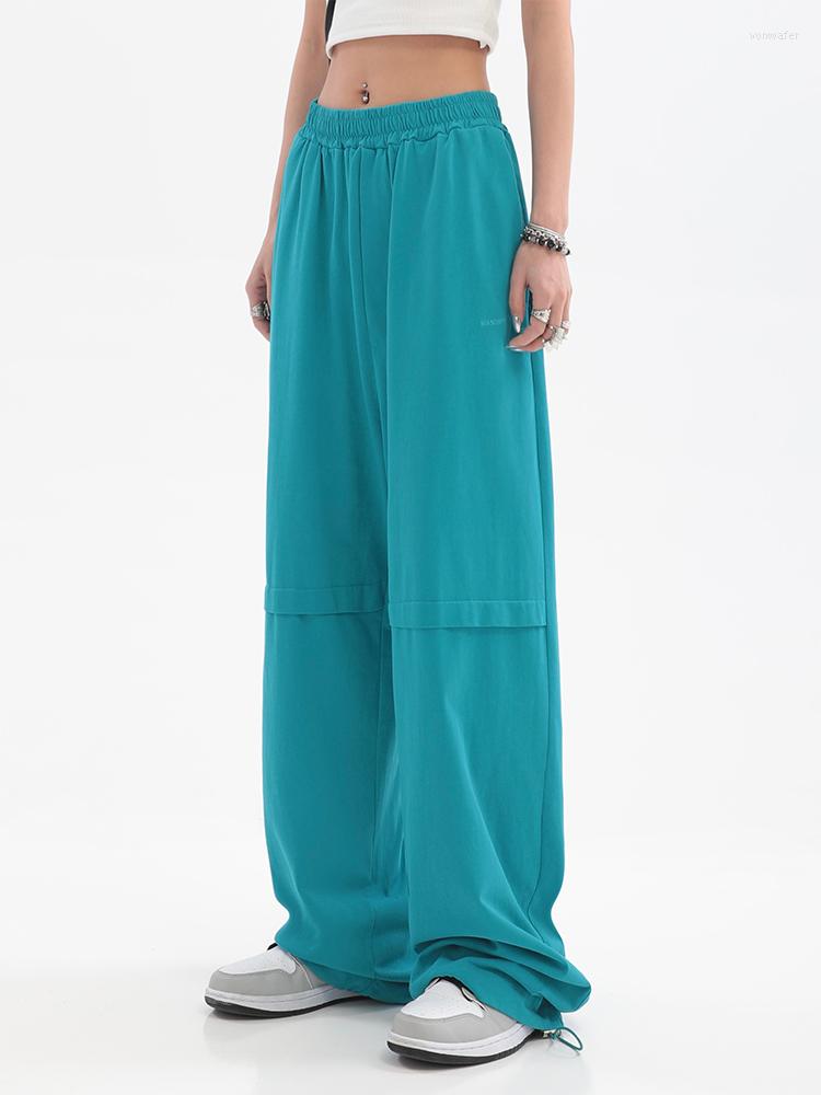 Women' Pants 2022 Early Autumn Women Casual Bundle Feet Trousers Design Loose Wide Leg Blue Drawstring Streetwear Elastic Waist Mopping
Women' Pants 2022 Early Autumn Women Casual Bundle Feet Trousers Design Loose Wide Leg Blue Drawstring Streetwear Elastic Waist Mopping