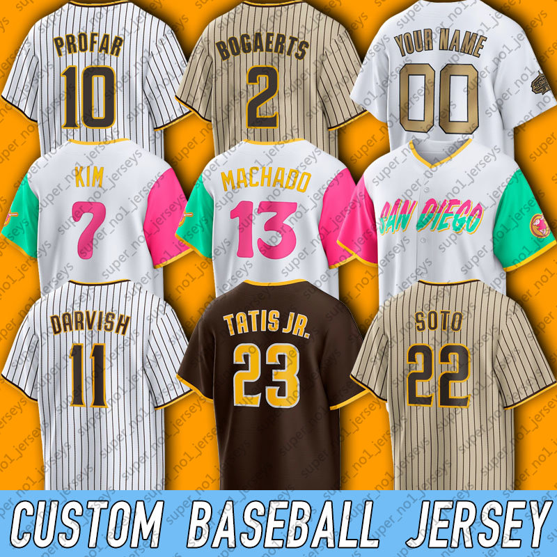 23 Fernando Tatis Jr Jersey Baseball Xander Bogaerts Juan Soto Manny Machado Kim Jerseys San Diego Cronenworth Jurickson Profar Yu Darvish Josh Hader Tony Gwynn, Man custom jersey (js)
23 Fernando Tatis Jr Jersey Baseball Xander Bogaerts Juan Soto Manny Machado Kim Jerseys San Diego Cronenworth Jurickson Profar Yu Darvish Josh Hader Tony Gwynn, Man custom jersey (js)
