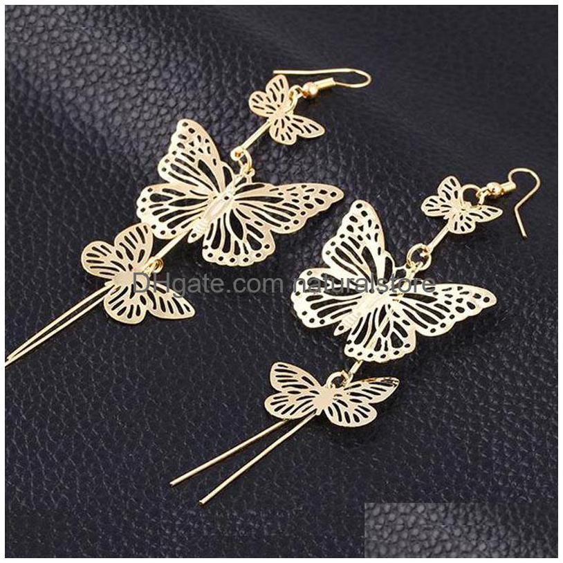 Dangle Chandelier New Women Punk Gold Sier Color Long Drop Butterfly Earrings Hook Eardrops Factory Direct Sales Delivery Jewelry Dhr8Q
Dangle Chandelier New Women Punk Gold Sier Color Long Drop Butterfly Earrings Hook Eardrops Factory Direct Sales Delivery Jewelry Dhr8Q
