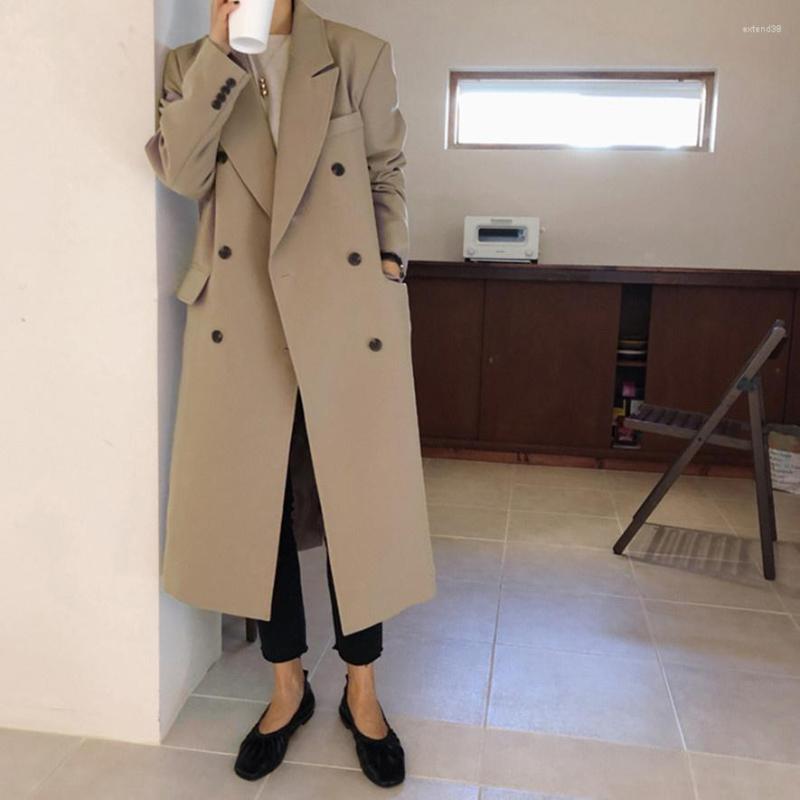 Women's Trench Coats Khaki Suit Coat Women's Korean Version Medium Length Over The Knee Thin And Versatile Double Breasted Autumn, Black
Women's Trench Coats Khaki Suit Coat Women's Korean Version Medium Length Over The Knee Thin And Versatile Double Breasted Autumn, Black
