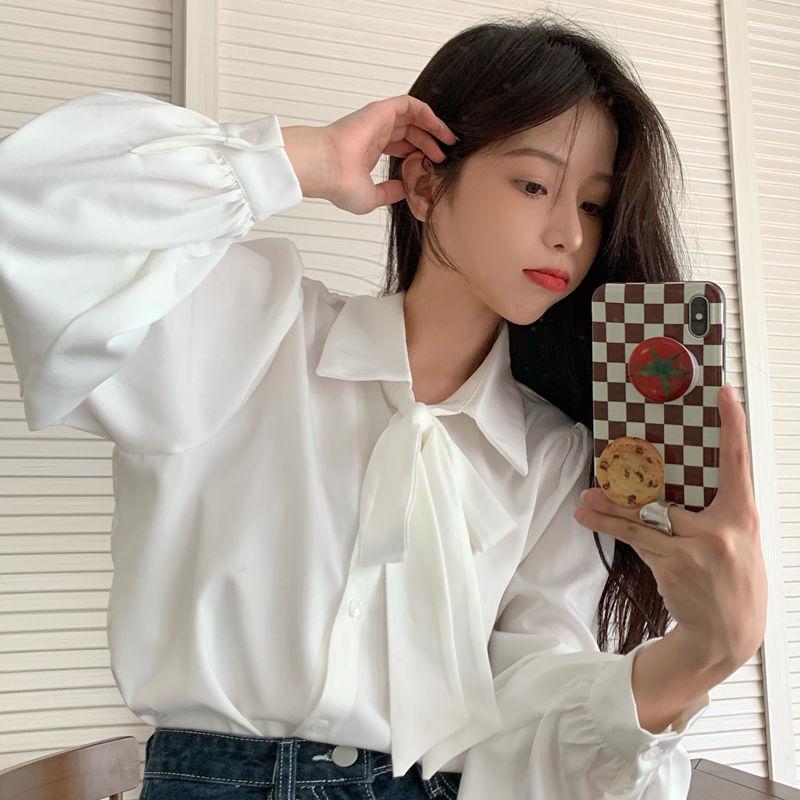 Women's Blouses Bow Women Shirt Vintage Chiffon Blouse Elegant Loose Solid Long Sleeve Spring Autumn Y2K Harajuku Fashion Work Casual Female, White
Women's Blouses Bow Women Shirt Vintage Chiffon Blouse Elegant Loose Solid Long Sleeve Spring Autumn Y2K Harajuku Fashion Work Casual Female, White