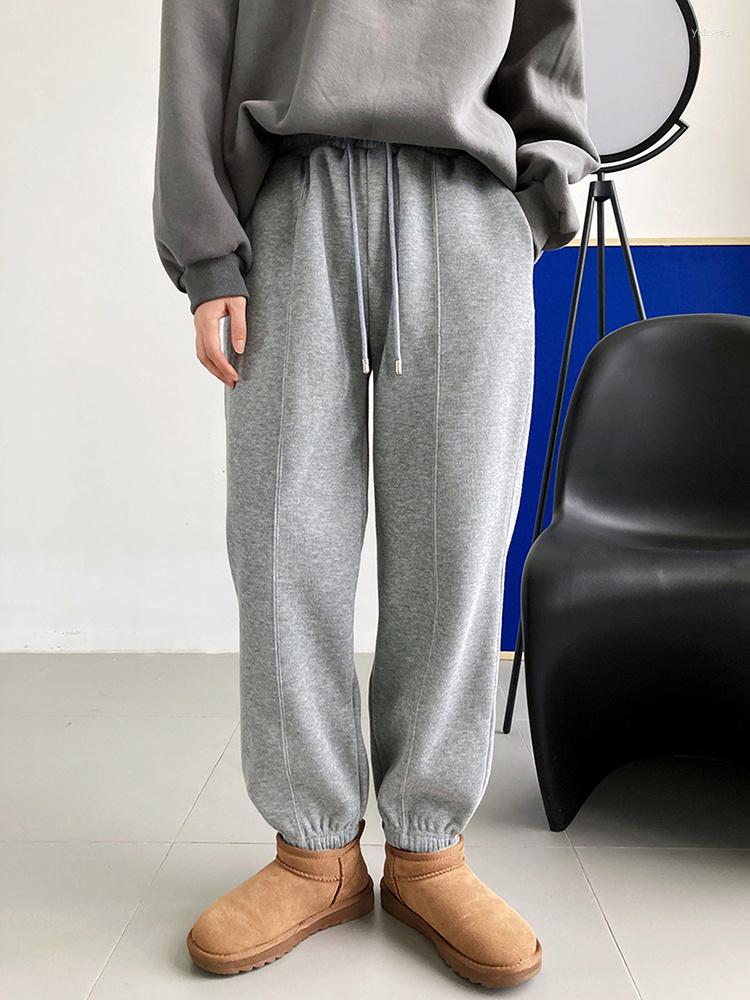 Women's Pants High Elastic Waist Gray Thick Warm Wide Leg Long Loose Fit Trousers Women Fashion Spring Autumn 2022 C770, Black
Women's Pants High Elastic Waist Gray Thick Warm Wide Leg Long Loose Fit Trousers Women Fashion Spring Autumn 2022 C770, Black