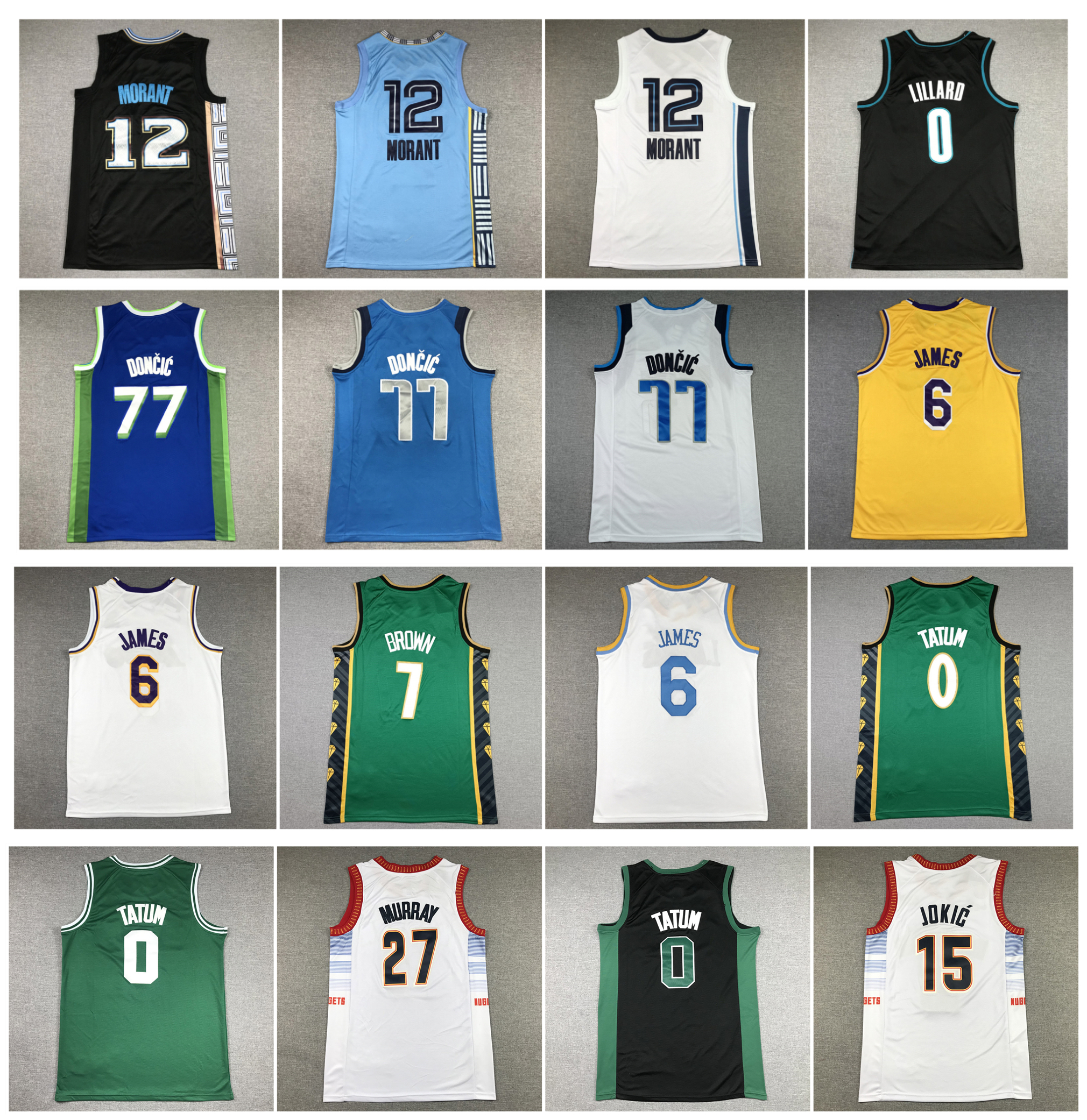 2023 Season City Jayson Tatum Celtices Basketball Jersey Grizzlie Ja Morant Nugget Nikola Jamal 27 Murray 15 Jokic 6 James Dalla Luka Doncic Maverick Damian Lillard, As pic
2023 Season City Jayson Tatum Celtices Basketball Jersey Grizzlie Ja Morant Nugget Nikola Jamal 27 Murray 15 Jokic 6 James Dalla Luka Doncic Maverick Damian Lillard, As pic