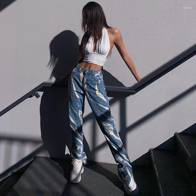Women' Pants Womens Tie Dye Jeans Straight Pant Pockets High Waist Casual Streetwear Loose Leg Split Trousers Denim Blue
Women' Pants Womens Tie Dye Jeans Straight Pant Pockets High Waist Casual Streetwear Loose Leg Split Trousers Denim Blue
