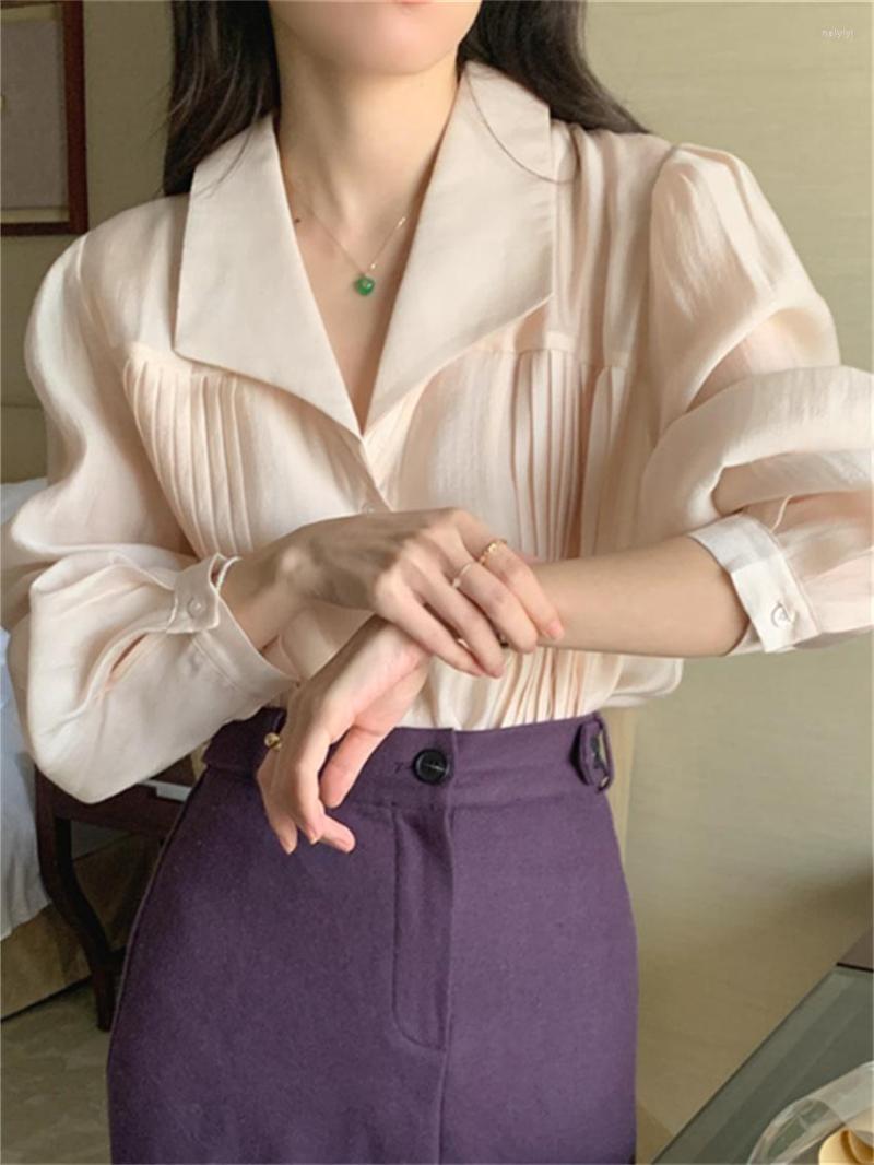 Women's Blouses HziriP Elegant Champagne Shirts Office Lady Women 2022 Fashion Spring Femme Streetwear Loose Notched OL Work Wear Tops, Pink
Women's Blouses HziriP Elegant Champagne Shirts Office Lady Women 2022 Fashion Spring Femme Streetwear Loose Notched OL Work Wear Tops, Pink