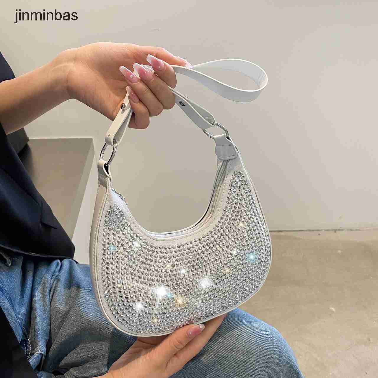 Design Diamond Bag 70% Discount Wholesale and Retail Summer Niche Dign New Fashion Women's Rhintone Versatile Chain Diagonal Shoulder Armpit, White9
Design Diamond Bag 70% Discount Wholesale and Retail Summer Niche Dign New Fashion Women's Rhintone Versatile Chain Diagonal Shoulder Armpit, White9
