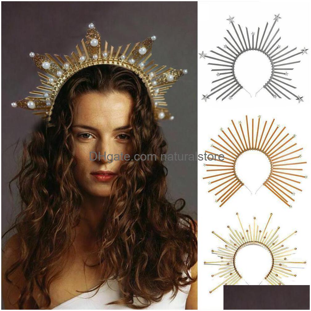 Headbands Gothic Lolita Tiara Crown Headband Diy Material Package Halloween Vintage Sun Goddess Baroque Halo Wedding Headpiece Parts Dhumf
Headbands Gothic Lolita Tiara Crown Headband Diy Material Package Halloween Vintage Sun Goddess Baroque Halo Wedding Headpiece Parts Dhumf