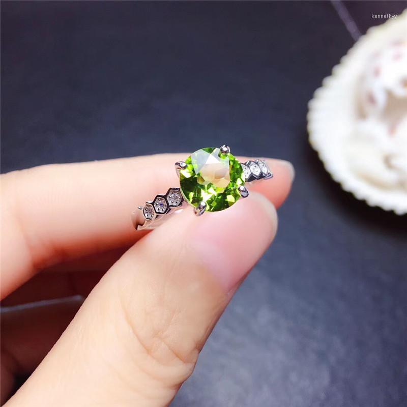 Cluster Rings LeeChee Natural Peridot Ring 8mm Green Gemstone Fine Jewelry For Women Daily Wear Real 925 Solid Sterling Silver Free Ship
Cluster Rings LeeChee Natural Peridot Ring 8mm Green Gemstone Fine Jewelry For Women Daily Wear Real 925 Solid Sterling Silver Free Ship