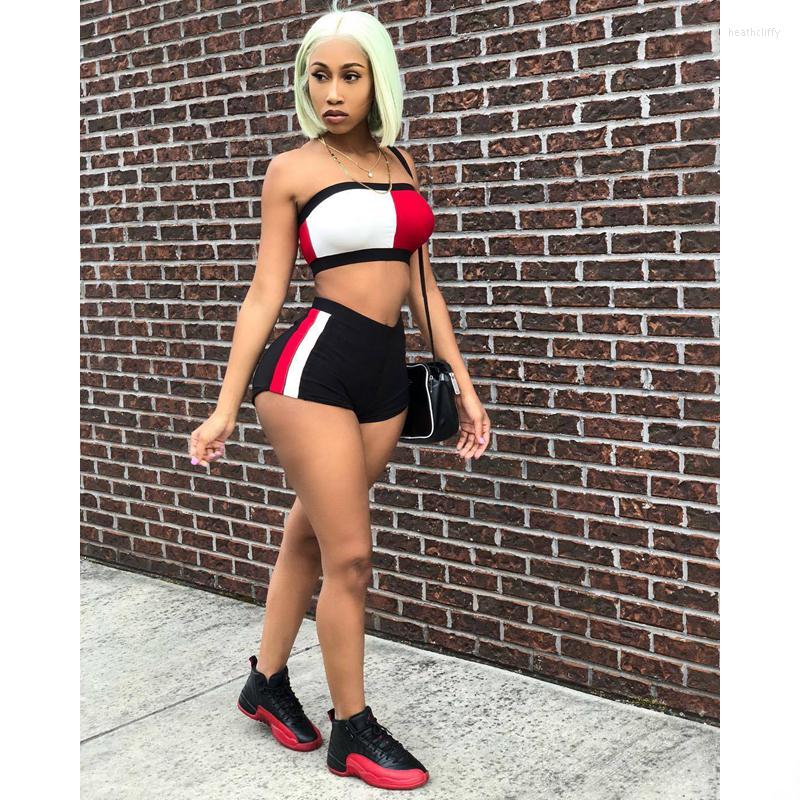 Women' Tracksuits Two Piece Sets Spring Summer Sexy Contrasting Wrap Chest Shorts Set Women Vacation Club Outfits Streetwear Wholesale, Blue
Women' Tracksuits Two Piece Sets Spring Summer Sexy Contrasting Wrap Chest Shorts Set Women Vacation Club Outfits Streetwear Wholesale, Blue
