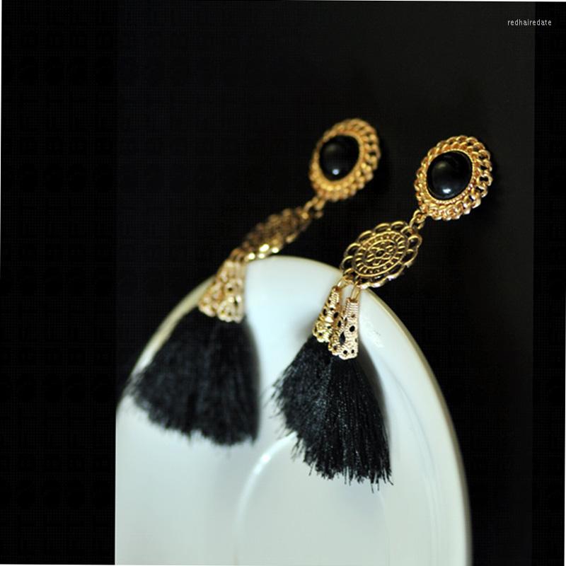Backs Earrings Grace Jun Black And Red Color Vintage Style Tassel Clip On Wihtout Piercing For Women Party No Ear Hole
Backs Earrings Grace Jun Black And Red Color Vintage Style Tassel Clip On Wihtout Piercing For Women Party No Ear Hole