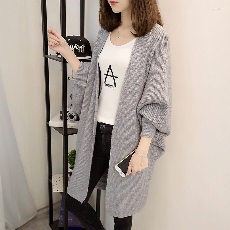 Women' Knits Cardigan Women Sweater Bat Sleeve Mid-length Knitwear Tops Autumn 2022 Korean Fashion Loose Femme Knitted Coat Jersey Mujer, Black
Women' Knits Cardigan Women Sweater Bat Sleeve Mid-length Knitwear Tops Autumn 2022 Korean Fashion Loose Femme Knitted Coat Jersey Mujer, Black