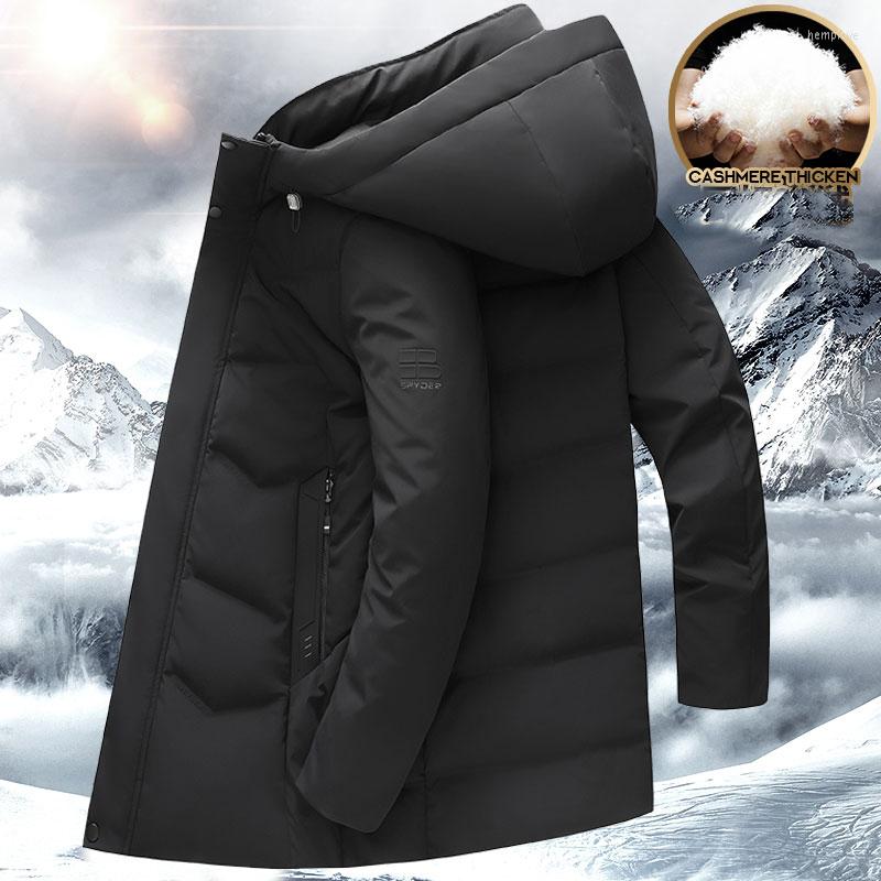 Men's Down Top Grade Winter Brand Casual Fashion Long Parka 90% White Duck Coat Men Windbreaker Jacket With Hooded Mens Clothes, Black
Men's Down Top Grade Winter Brand Casual Fashion Long Parka 90% White Duck Coat Men Windbreaker Jacket With Hooded Mens Clothes, Black