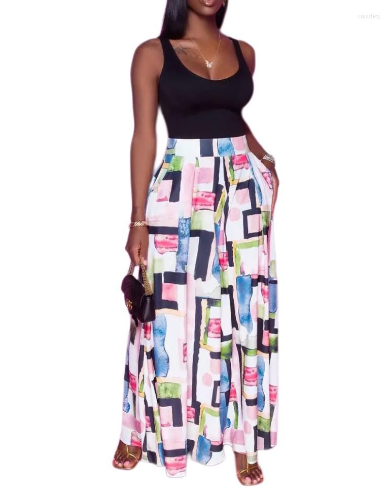 Women' Pants Women' 2022 Summer Casual Daily Chic Allover Print High Waist Wide Leg Pocket Long Without Top
Women' Pants Women' 2022 Summer Casual Daily Chic Allover Print High Waist Wide Leg Pocket Long Without Top