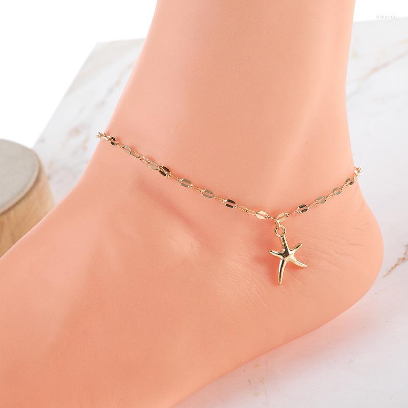 Anklets Boho Starfish For Women Fashion Charm Sandals Foot Chain Alloy Star Shape Ankle Bracelets Girl Beach Jewelry Accessories
Anklets Boho Starfish For Women Fashion Charm Sandals Foot Chain Alloy Star Shape Ankle Bracelets Girl Beach Jewelry Accessories