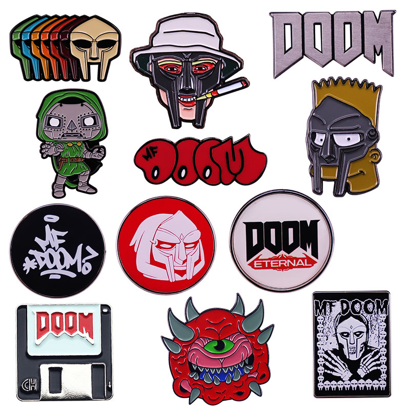 MF Doom Gladiator Punk Style Band Enamel Pins Hip-hop Rap Singer Music Metal Brooch Badge Clothes Hat Backpack Accessory Gifts
MF Doom Gladiator Punk Style Band Enamel Pins Hip-hop Rap Singer Music Metal Brooch Badge Clothes Hat Backpack Accessory Gifts