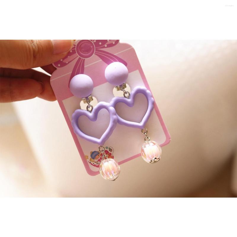 Backs Earrings Lovely Colorful Heart Clip On For Kids Girls Jewelry No Pierced Children Birthday Gift
Backs Earrings Lovely Colorful Heart Clip On For Kids Girls Jewelry No Pierced Children Birthday Gift