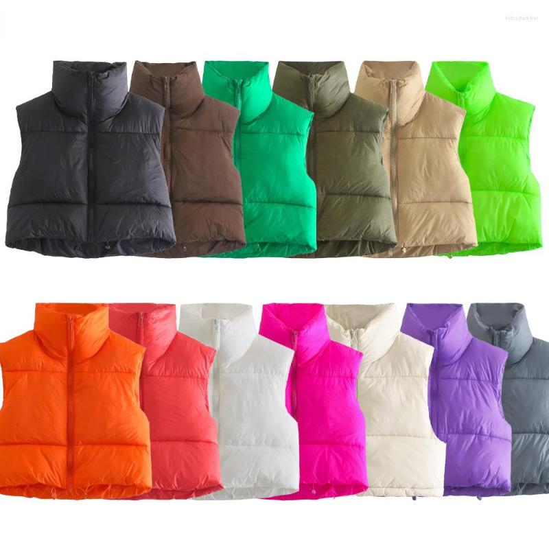 Women' Vests Vest Women Fashion Crop Waistcoat Chic Lady 2022 Fall Winter Warm Jackets Casual Woman High Neck Sleeveless Puffer Jacket, Brown
Women' Vests Vest Women Fashion Crop Waistcoat Chic Lady 2022 Fall Winter Warm Jackets Casual Woman High Neck Sleeveless Puffer Jacket, Brown