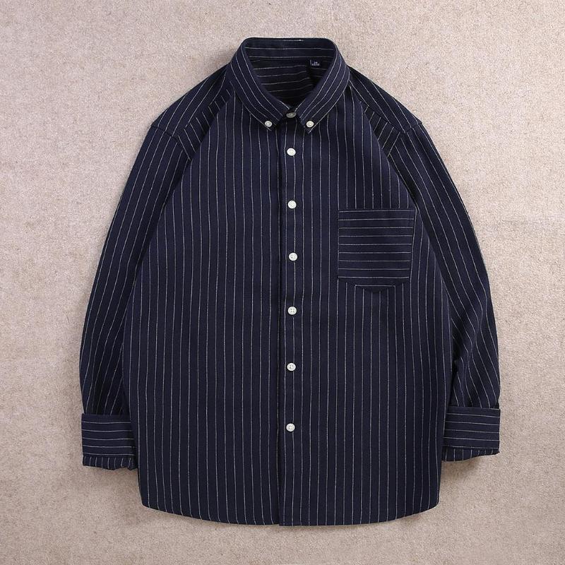 Men's Casual Shirts Classic Striped Shirt Men Spring And Autumn Fashion Long Sleeve Korean Stylish Social Black Business Loose
Men's Casual Shirts Classic Striped Shirt Men Spring And Autumn Fashion Long Sleeve Korean Stylish Social Black Business Loose