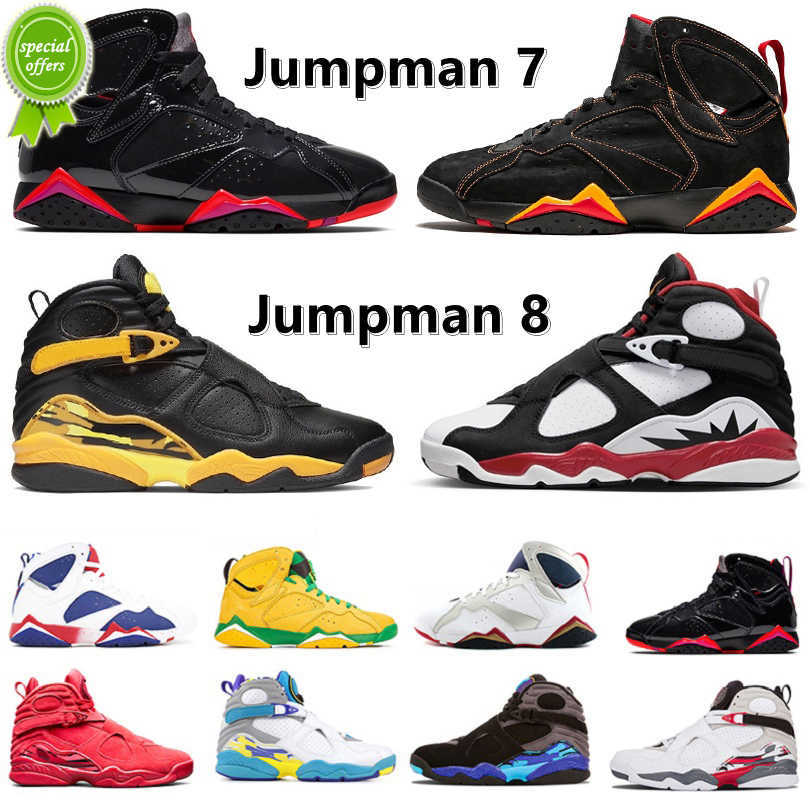 TOP Jumpman 7 8 Men Basketball Shoes 7s Citrus Bordeaux Topaz Mist Patent Leather Flint 8s Paprika Taxi Aqua Raid South Beach Three Peat, Color#5
TOP Jumpman 7 8 Men Basketball Shoes 7s Citrus Bordeaux Topaz Mist Patent Leather Flint 8s Paprika Taxi Aqua Raid South Beach Three Peat, Color#5