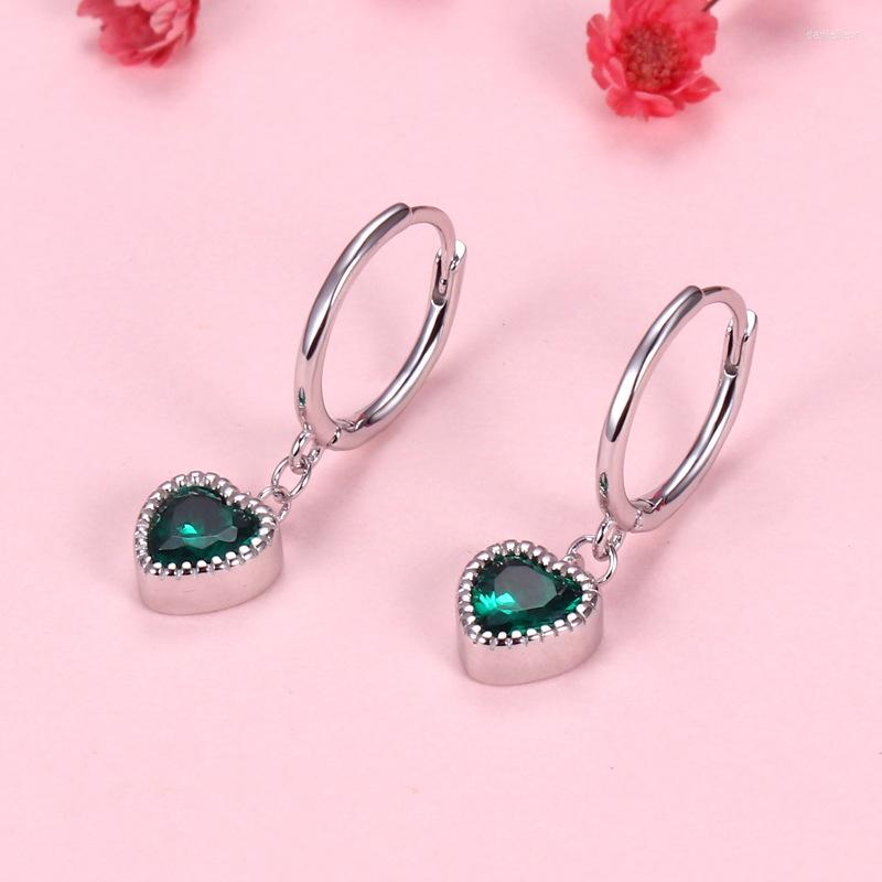 Dangle Earrings JQUEEN S925 Silver Emerald Heart-shaped Round Diamond Women Jewelry
Dangle Earrings JQUEEN S925 Silver Emerald Heart-shaped Round Diamond Women Jewelry