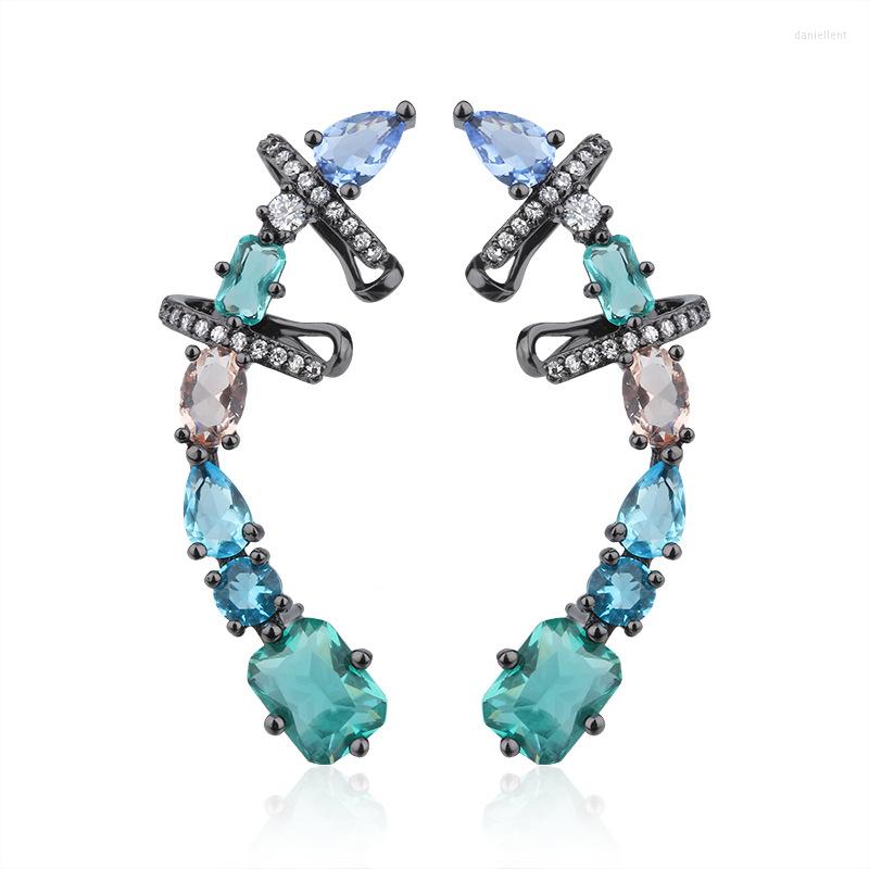 Backs Earrings OMYFUN Factory Price Luxury Ear Cuff For Women Girl Trendy Multicolor Crystal Wedding Jewelry Bijoux E022
Backs Earrings OMYFUN Factory Price Luxury Ear Cuff For Women Girl Trendy Multicolor Crystal Wedding Jewelry Bijoux E022
